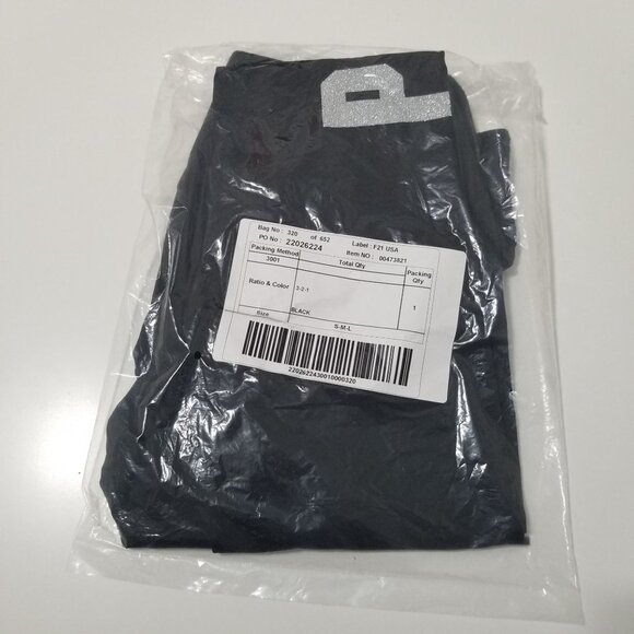 NWT VS PINK Active Ultimate Varsity High Waist Full Length Winter Leggings Black - Picture 8 of 9